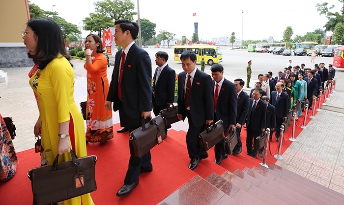 [Photo] Ngày làm việc thứ nhất Đại hội đại biểu Đảng bộ tỉnh Thái Nguyên lần thứ XX, nhiệm kỳ 2020   2025