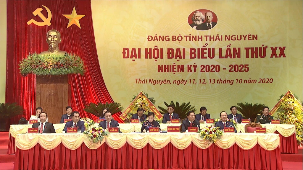 [Trực tuyến] Khai mạc Đại hội đại biểu Đảng bộ tỉnh Thái Nguyên lần thứ XX, nhiệm kỳ 2020 2025