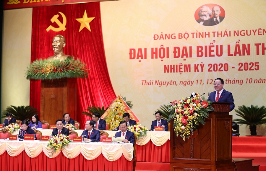 [Photo] Toàn cảnh Khai mạc Đại hội đại biểu Đảng bộ tỉnh Thái Nguyên lần thứ XX, nhiệm kỳ 2020 2025