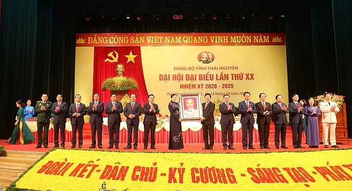 [Photo] Toàn cảnh Khai mạc Đại hội đại biểu Đảng bộ tỉnh Thái Nguyên lần thứ XX, nhiệm kỳ 2020 2025