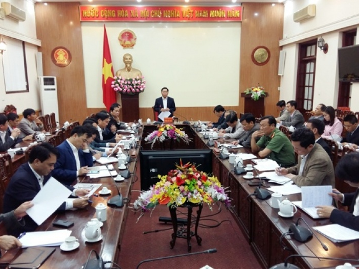 Họp Ban Chỉ đạo triển khai thực hiện Dự án đầu tư xây dựng Hồ Núi Cốc