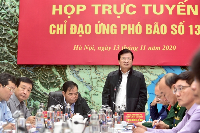 Không chủ quan, lơ là, mất cảnh giác trước diễn biến phức tạp của bão Vamco