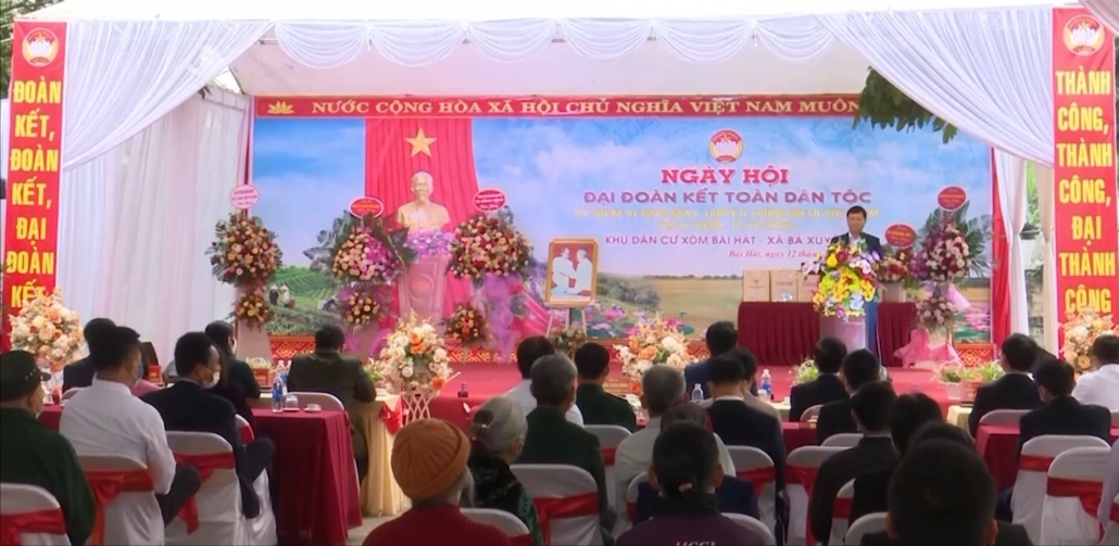 Lãnh đạo tỉnh chung vui Ngày hội Đại đoàn kết toàn dân tộc - đã psts 12.11