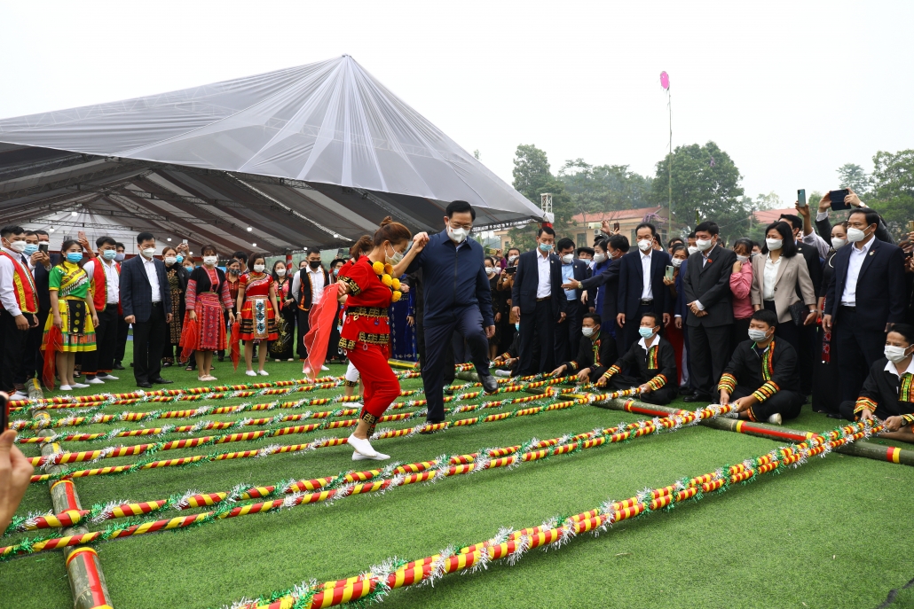 [Photo] Chủ tịch Quốc hội Vương Đình Huệ thăm, làm việc tại Thái Nguyên