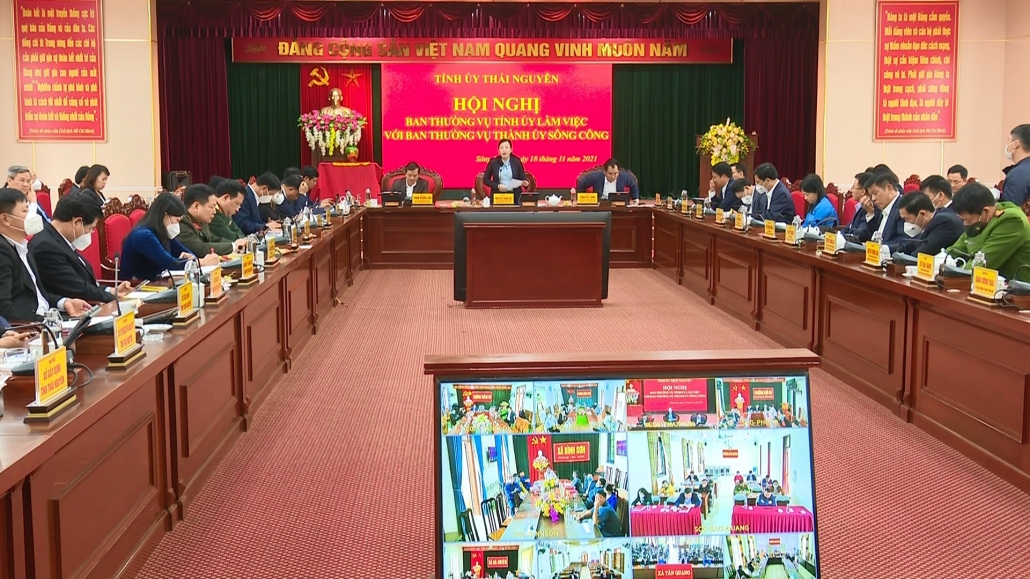 Tập trung nguồn lực xây dựng Sông Công sớm trở thành đô thị loại II Tập trung nguồn lực xây dựng Sông Công sớm trở thành đô thị loại II