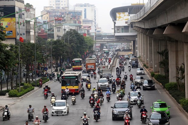 Ha Noi: Xe ca nhan tang chong mat, un tac cang ngay phuc tap hinh anh 1