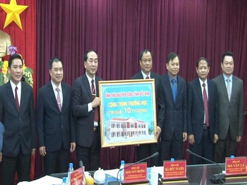 Lãnh đạo tỉnh Thái Nguyên thăm và làm việc với tỉnh Bắc Kạn