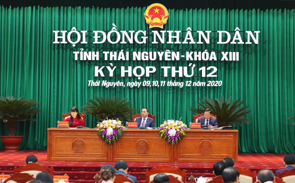 Trực tuyến: Khai mạc Kỳ họp thứ 12, HĐND tỉnh Thái Nguyên khóa XIII, nhiệm kỳ 2016-2021 Trực tuyến: Khai mạc Kỳ họp thứ 12, HĐND tỉnh Thái Nguyên khóa XIII, nhiệm kỳ 2016-2021