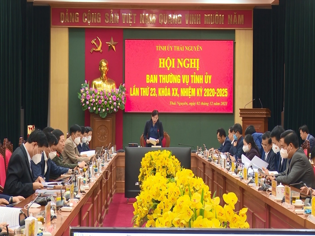 Hội nghị Ban Thường vụ Tỉnh ủy lần thứ 23, khóa XX, nhiệm kỳ 2020-2025 Hội nghị Ban Thường vụ Tỉnh ủy lần thứ 23, khóa XX, nhiệm kỳ 2020-2025