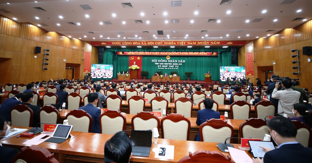 [Photo] Khai mạc Kỳ họp thứ tư, HĐND tỉnh Thái Nguyên khóa XIV, nhiệm kỳ 2021-2026