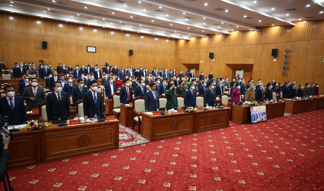 [Photo] Khai mạc Kỳ họp thứ tư, HĐND tỉnh Thái Nguyên khóa XIV, nhiệm kỳ 2021-2026