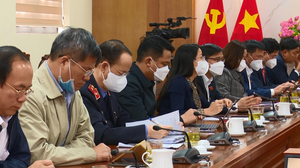 [Photo] Tập trung thảo luận, cho ý kiến vào các báo cáo, tờ trình, dự thảo nghị quyết trình tại Kỳ họp