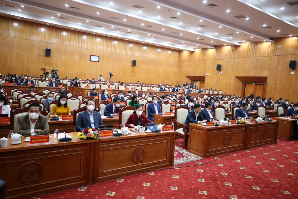 [Photo] Giải trình, làm rõ về các nội dung trình Kỳ họp thứ tư, HĐND tỉnh khóa XIV