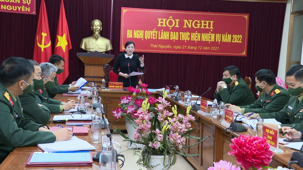 Đảng ủy Quân sự tỉnh ra Nghị quyết lãnh đạo thực hiện nhiệm vụ năm 2022 - đã psts 21.12 Đảng ủy Quân sự tỉnh ra Nghị quyết lãnh đạo thực hiện nhiệm vụ năm 2022 - đã psts 21.12