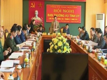 Hội nghị Ban Thường vụ Tỉnh ủy tháng 1.2017