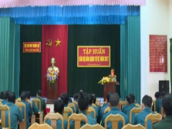 Bộ Chỉ huy Quân sự tỉnh làm việc đầu năm với trường Quân sự tỉnh