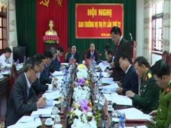 Hội nghị Ban Thường vụ Thị ủy Phổ Yên lần thứ 22, nhiệm kỳ 2015 - 20120