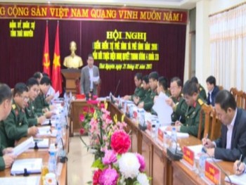 Đảng ủy Quân sự tỉnh:Kiểm điểm tự phê bình và phê bình gắn với thực hiện Nghị quyết Trung ương 4 (khóa XII)