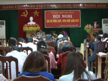 Hội nghị cán bộ, công chức viên chức Thành phố Sông Công năm 2017