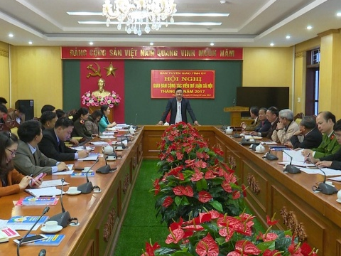 Giao ban cộng tác viên dư luận tháng 2 năm 2017