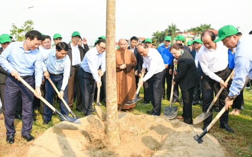 thu tuong mong muon moi nha o ha noi trong cay xanh hoa cay canh