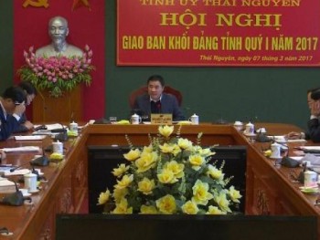 Giao ban khối Đảng tỉnh quý I năm 2017