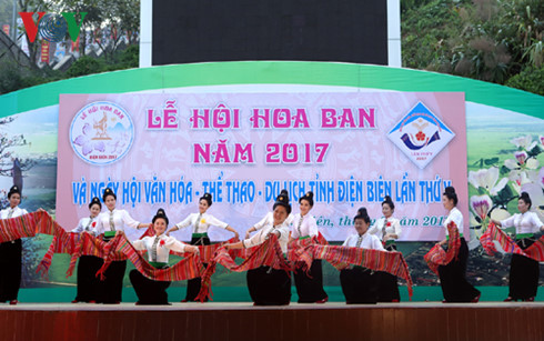 nhieu hoat dong nghe thuat khoi dong le hoi hoa ban tai dien bien