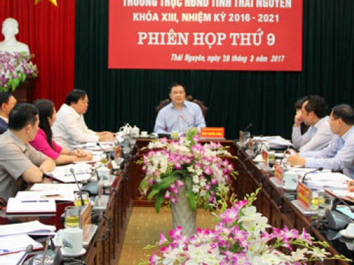 Phiên họp thứ 9 Hội đồng nhân dân tỉnh khóa XII, nhiệm kỳ 2016 - 2021