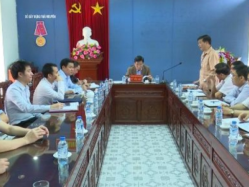 Đồng chí Chủ tịch UBND tỉnh làm việc với Sở Xây dựng