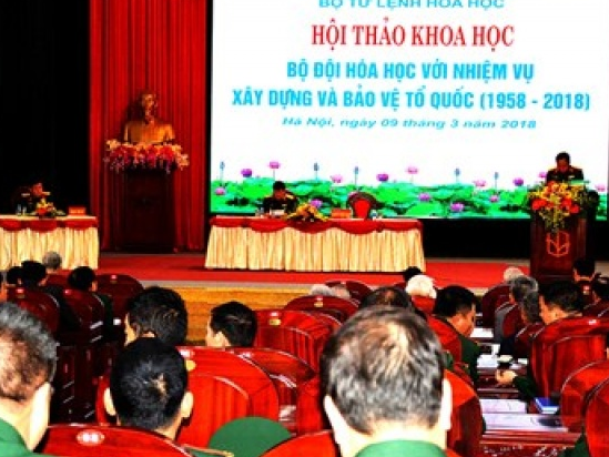 Hội thảo khoa học “Bộ đội Hóa học với nhiệm vụ xây dựng và bảo vệ Tổ quốc”