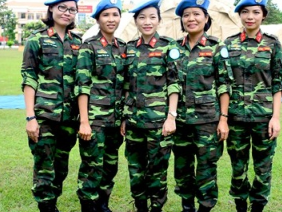 Những “bóng hồng” tham gia gìn giữ hòa bình