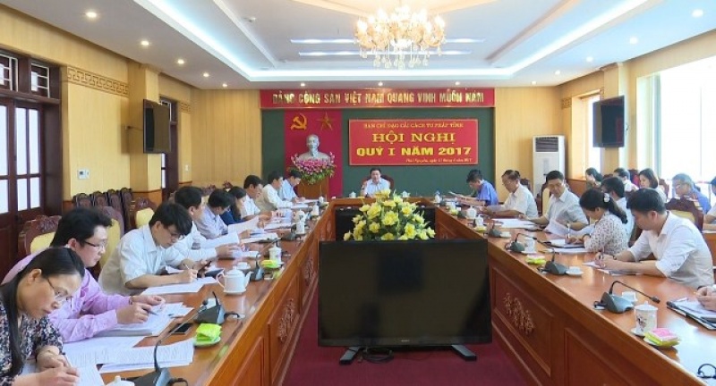 hoi nghi ban chi dao cai cach tu phap tinh quy i nam 20017