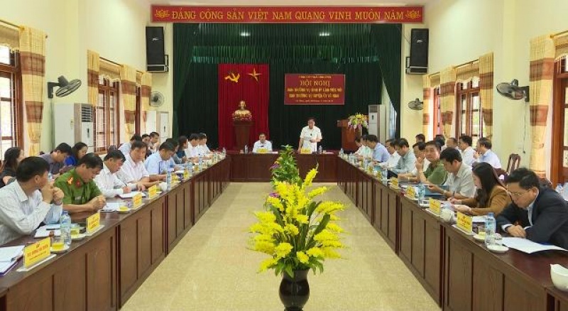 Ban Thường vụ tỉnh ủy làm việc với Ban Thường vụ huyện ủy Võ Nhai ban thuong vu tinh uy lam viec voi ban thuong vu huyen uy vo nhai