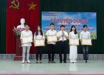 Tuyên dương học sinh giỏi Quốc gia năm học 2016 - 2017