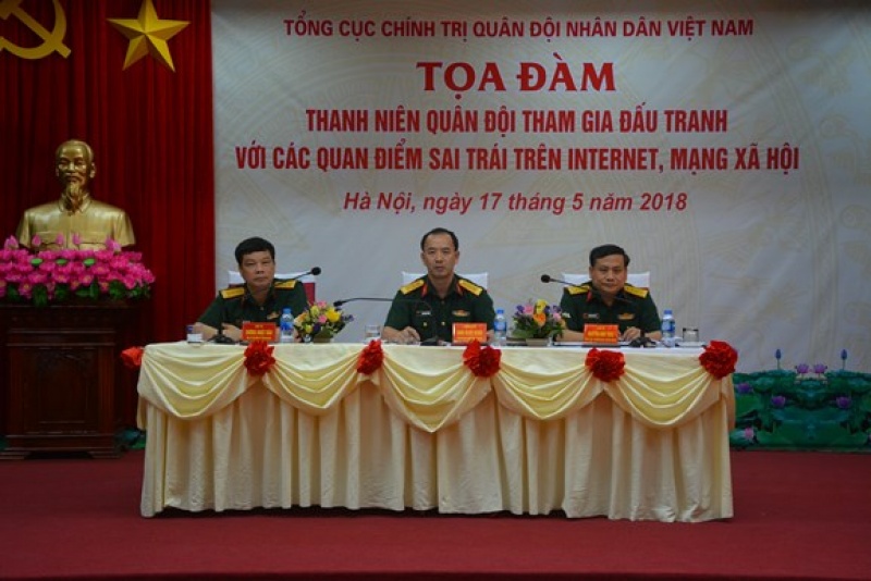 toa dam thanh nien quan doi tham gia dau tranh voi cac quan diem sai trai tren internet mang xa hoi