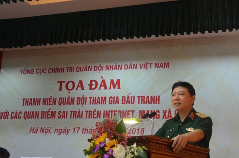 toa dam thanh nien quan doi tham gia dau tranh voi cac quan diem sai trai tren internet mang xa hoi