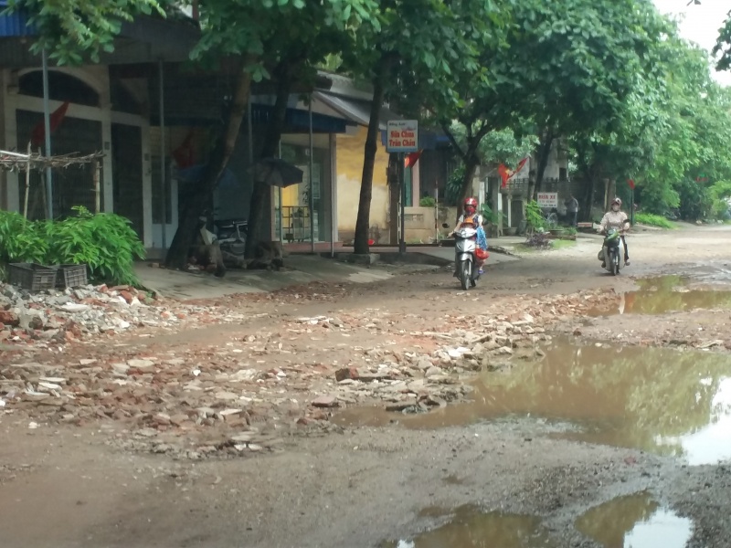 can som khac phuc tinh trang xuong cap duong pho huong thanh pho thai nguyen