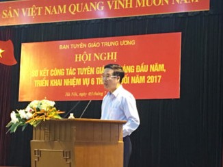 “Ngành Tuyên giáo cần bám sát tình hình trong nước và quốc tế“