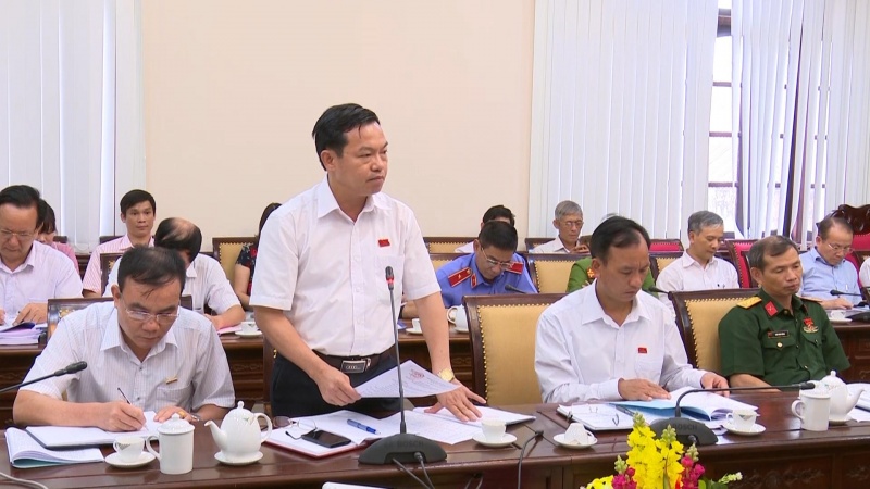 Kỳ họp thứ 5, HĐND tỉnh: Thảo luận tại Tổ về các nội dung trình tại Kỳ họp