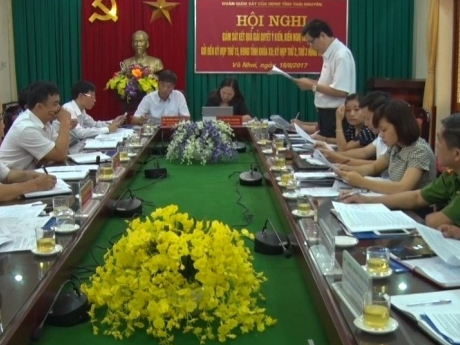 Giám sát kết quả giải quyết ý kiến, kiến nghị của cử tri gửi đến các Kỳ họp HĐND tỉnh