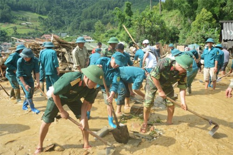 Huy động dân quân tự vệ tham gia tìm kiếm cứu nạn