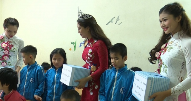 "Người đẹp xứ Trà" lần thứ IV năm 2017 thực hiện công tác thiện nguyện
