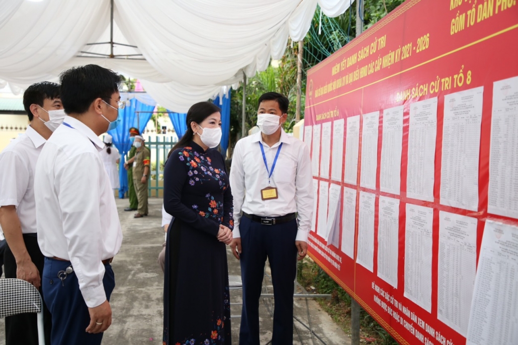 Thái Nguyên: Không khí ngày hội bầu cử tại các địa phương