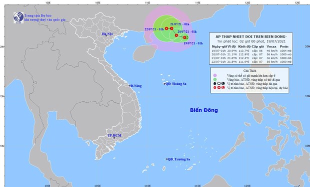 Các tỉnh chủ động ứng phó với vùng áp thấp có khả năng mạnh lên