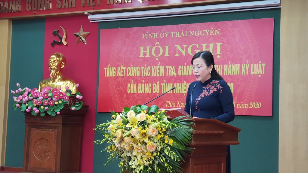 Thái Nguyên: Phát huy vai trò của công tác kiểm tra, giám sát và thi hành kỷ luật Đảng