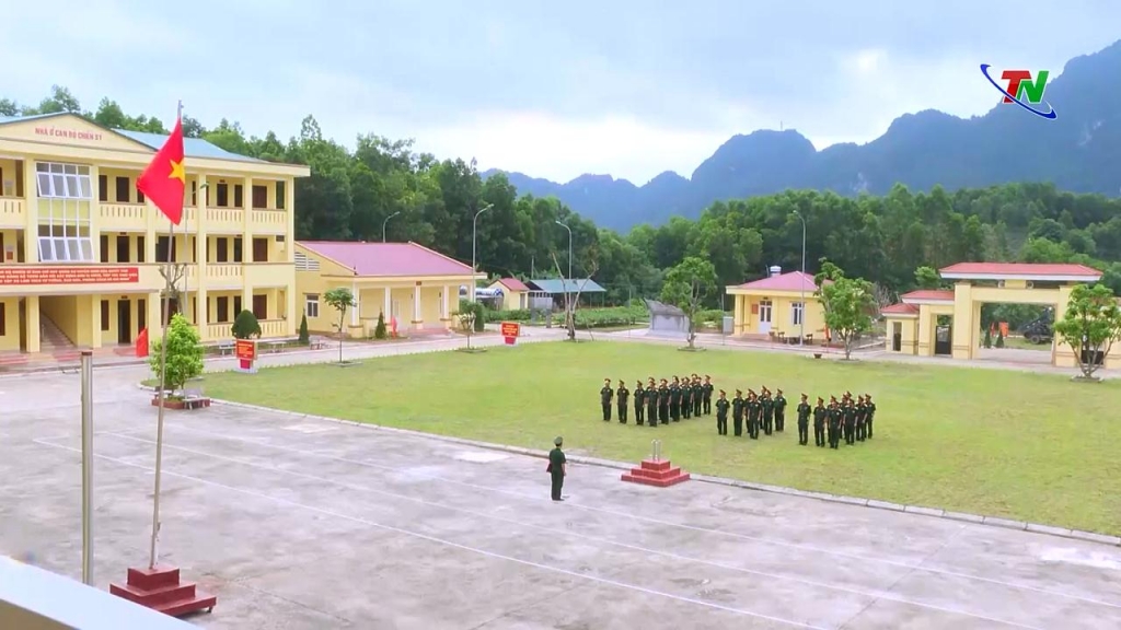 undefined Ban CHQS huyện Định Hóa: Xây dựng doanh trại chính quy sáng, xanh, sạch đẹp