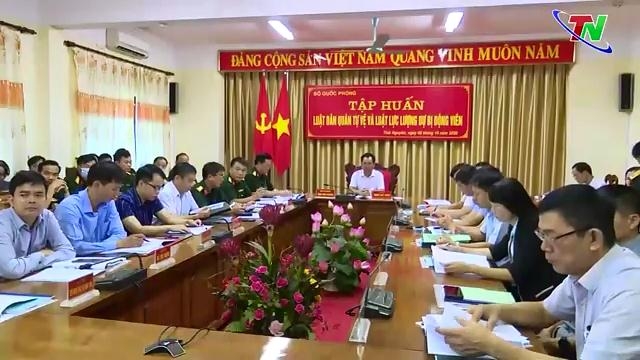 undefined Tập huấn Luật Dân quân tự vệ và Luật Lực lượng Dự bị động viên