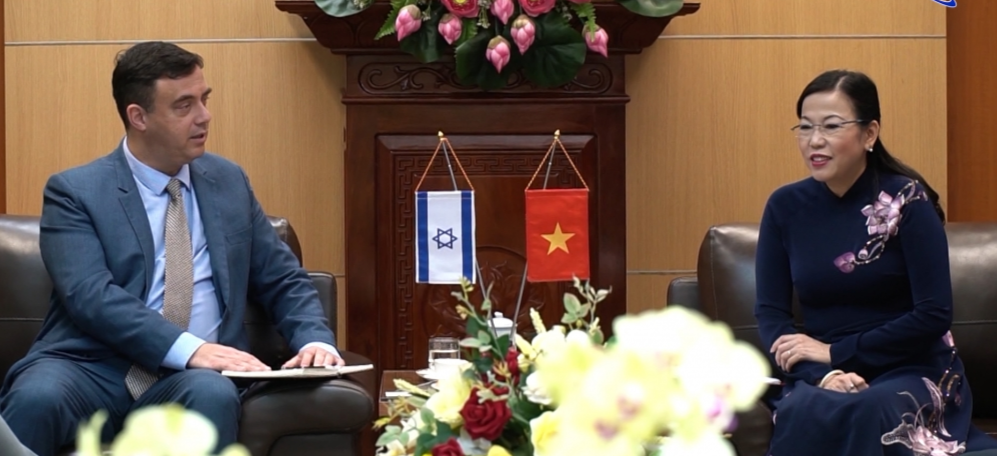Tăng cường hợp tác giữa Israel và tỉnh Thái Nguyên Tăng cường hợp tác giữa Israel và tỉnh Thái Nguyên