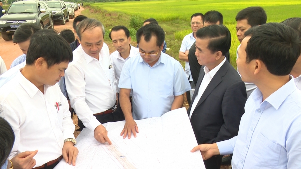 Lãnh đạo tỉnh kiểm tra tiến độ một số dự án trọng điểm