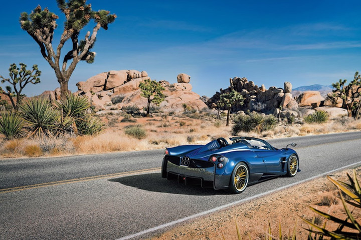 chiem nguong ve dep cua sieu xe mui tran pagani huayra roadster